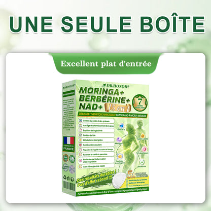 🎁 𝐃𝐑.𝐇𝐎𝐍𝐎𝐑® 🇫🇷 Profitez de 50 % de remise supplémentaire ! Patch minceur à nano-microaiguilles au moringa et à la berbérine. Prenez soin de votre silhouette avec une seule application par jour. Faites-vous plaisir !