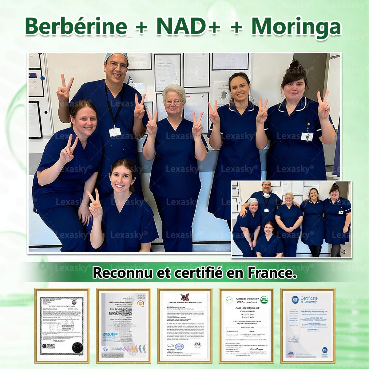 Magasin Officiel | 𝐋𝐞𝐱𝐚𝐬𝐤𝐲® Moringa & Bérbérine 10-en-1 Patch Nanomicro-aiguilles Avancé👩‍⚕️ (Une application quotidienne, résultats visibles en 7 jours) ✅ Obésité, Diabète, Apnée du sommeil, Problèmes articulaires🪴