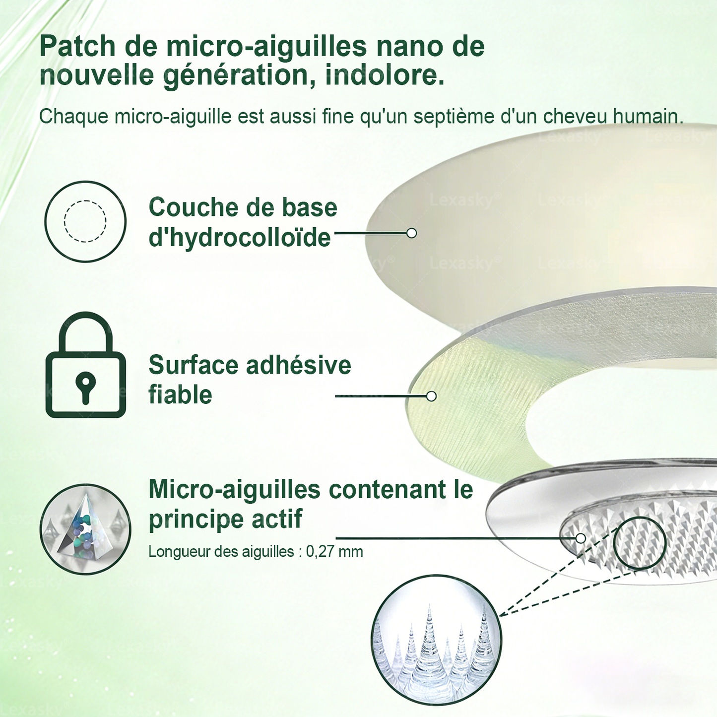 Magasin Officiel | 𝐋𝐞𝐱𝐚𝐬𝐤𝐲® Moringa & Bérbérine 10-en-1 Patch Nanomicro-aiguilles Avancé👩‍⚕️ (Une application quotidienne, résultats visibles en 7 jours) ✅ Obésité, Diabète, Apnée du sommeil, Problèmes articulaires🪴
